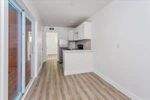 Stylish container home with back views