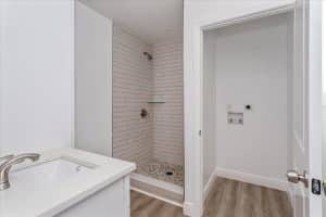 Stylish container home with back views