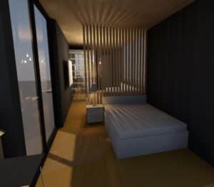 Permanent modern residential container home