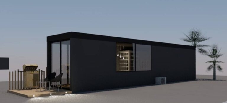 Permanent modern residential container home