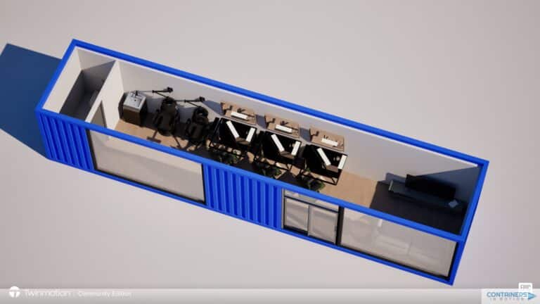 Hair and Nail Salon Container