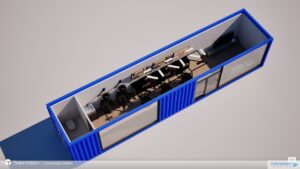 Hair and Nail Salon Container